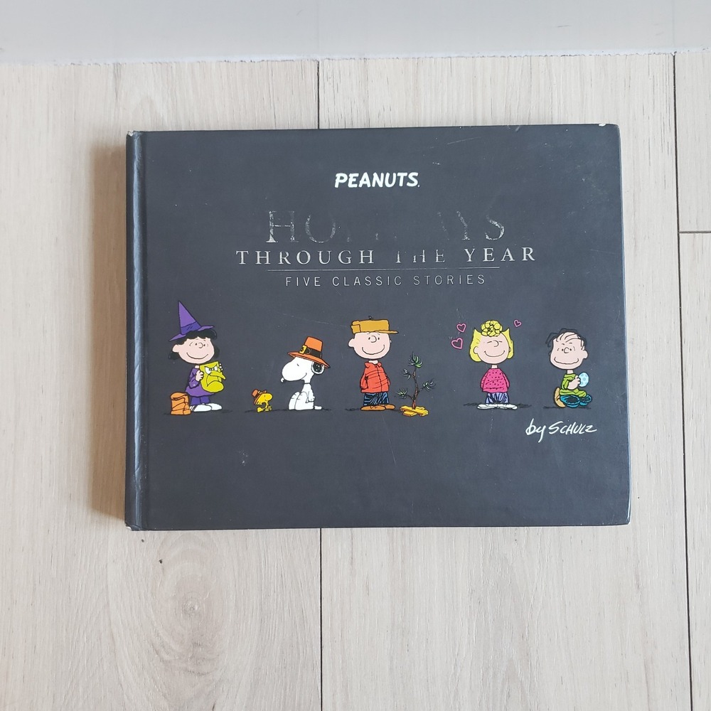 Peanuts Holidays Through the Year Book Display Five Classic Stories Hardcover